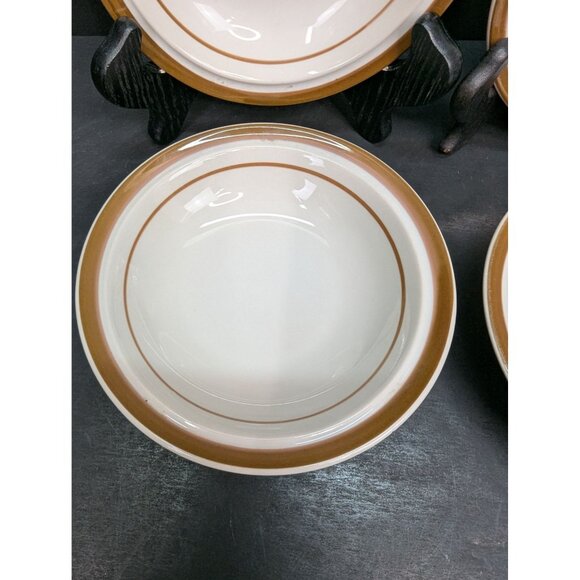 Brown Monterrey Stoneware by MSI Japan Set of 4 Berry Dessert Bowls - Picture 6 of 11